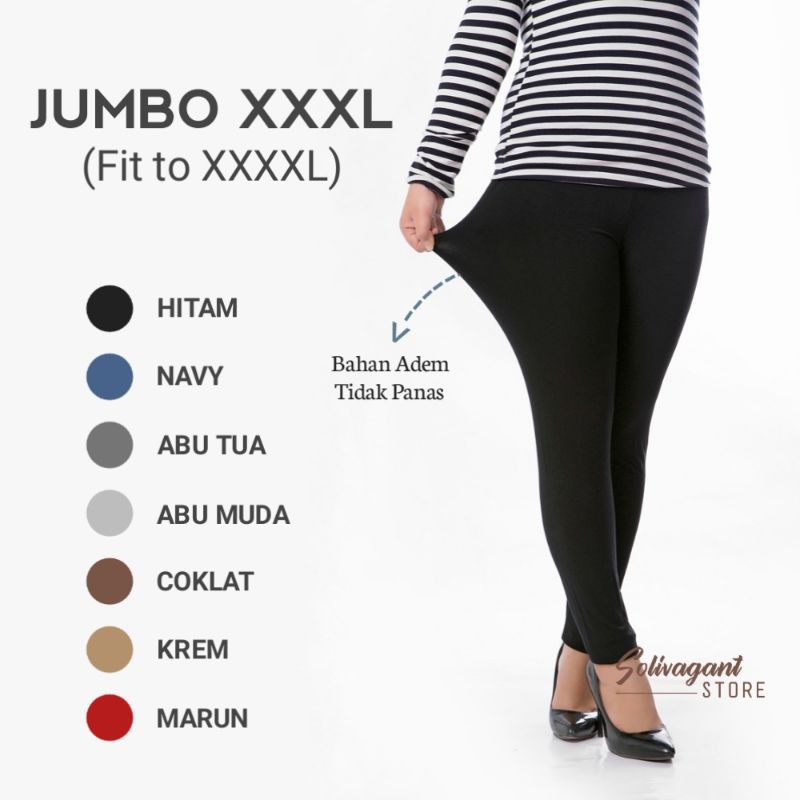 Celana Lejing Jumbo XXXL Muat Hingga BB 90 KG