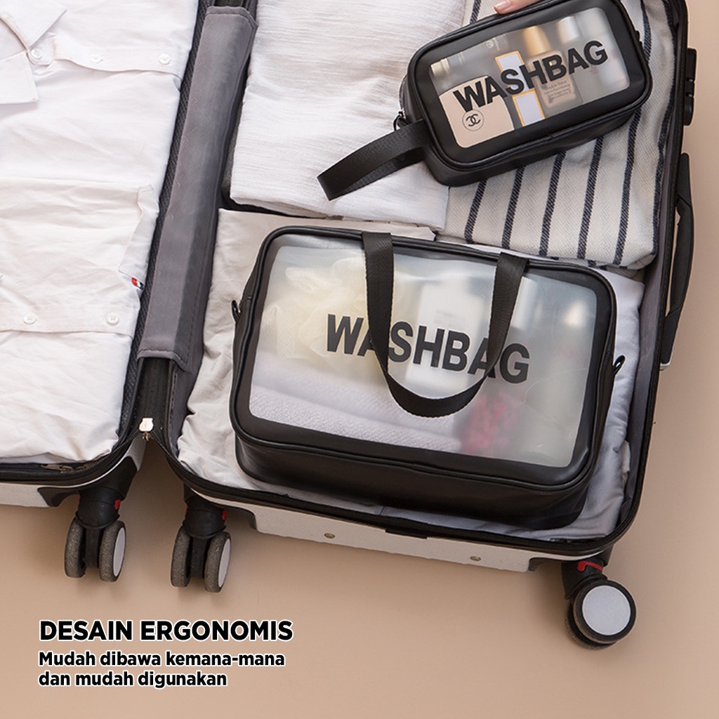 WASHBAG Tas Penyimpanan Serbaguna | Tas Oranizer Travel  | Aksesoris | Kosmetik |