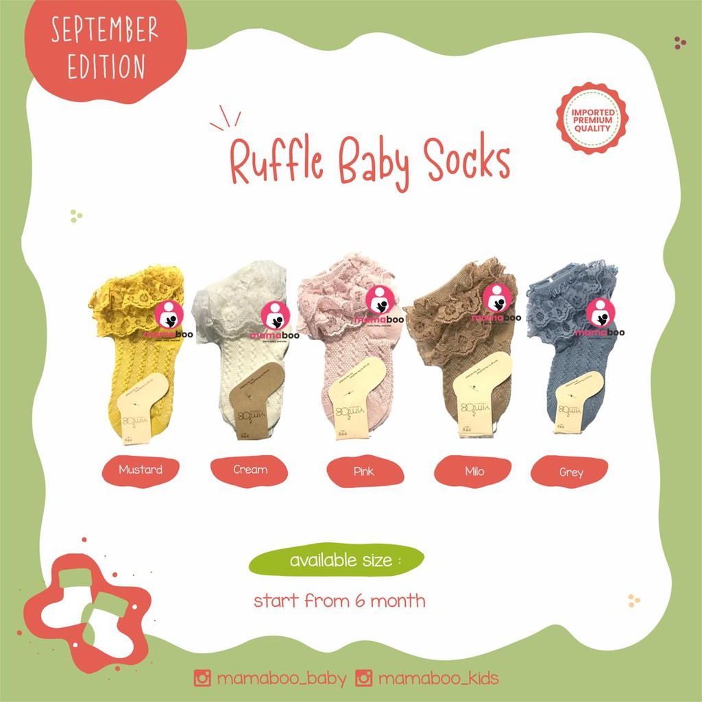 Tracy Ruffle Socks