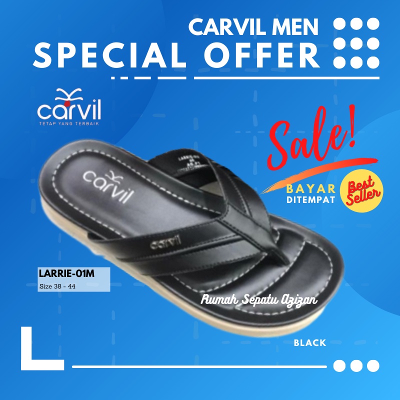 Carvil LARRIE - 01 M | Sandal Carvil Pria | Di Jamin Murah