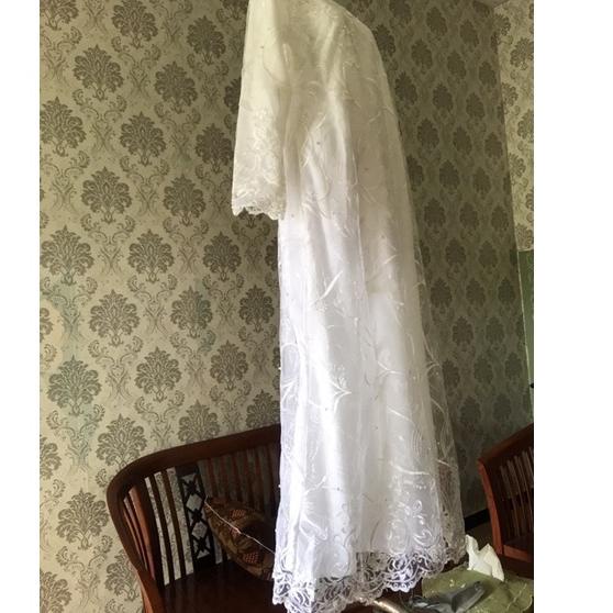 Chekout FULL BRUKAT [FREE HIJAB ]GAUN AKAD GAMIS AKAD WALIMAH