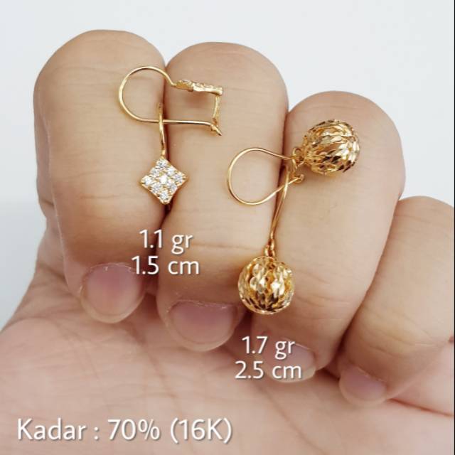 GC - ANTING EMAS KADAR 70% (16K)