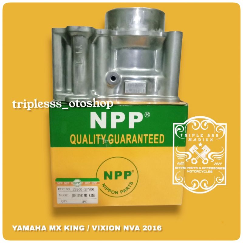 BURENG BORING CYLINDER BLOK SET / ONLY NPP YAMAHA MX KING / VIXION NEW ADVANCE NVA 2016