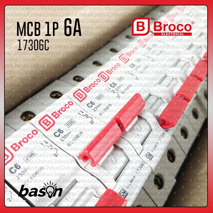 BROCO MCB 6A - 1P 17306C