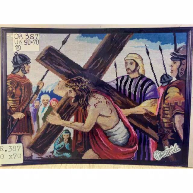 Paket Kristik Orchid Yesus Disalib Or387 Shopee Indonesia