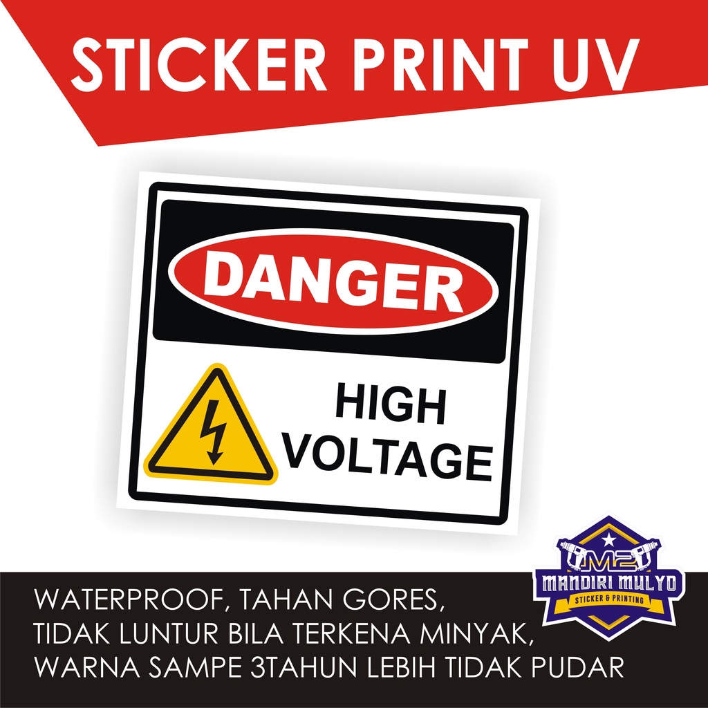 

STICKER K3 DANGER HIGH VOLTAGE 13x11cm