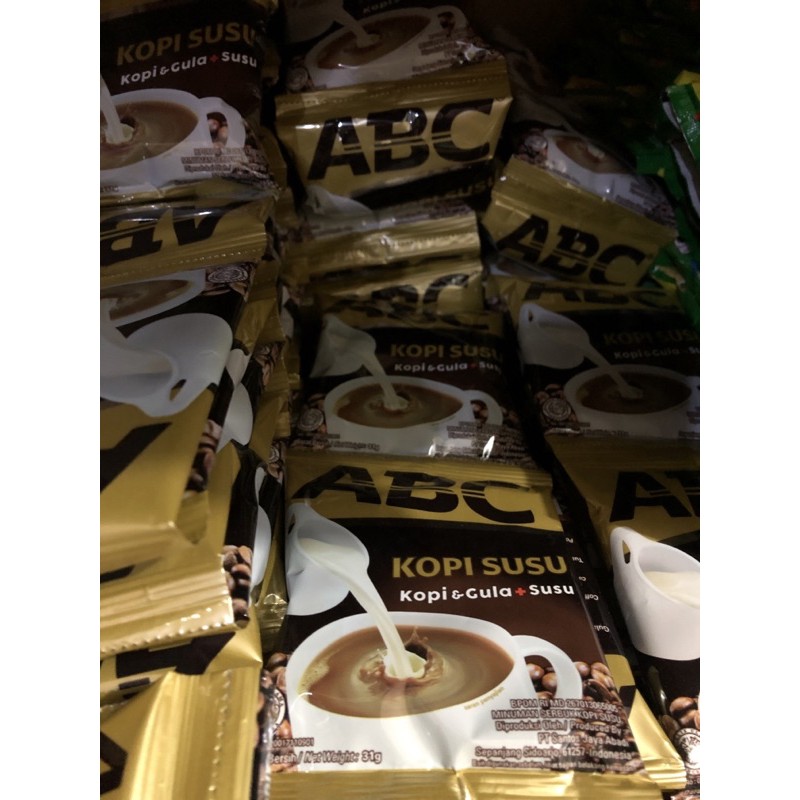 Kopi ABC Susu 1 renteng isi 10 sachet