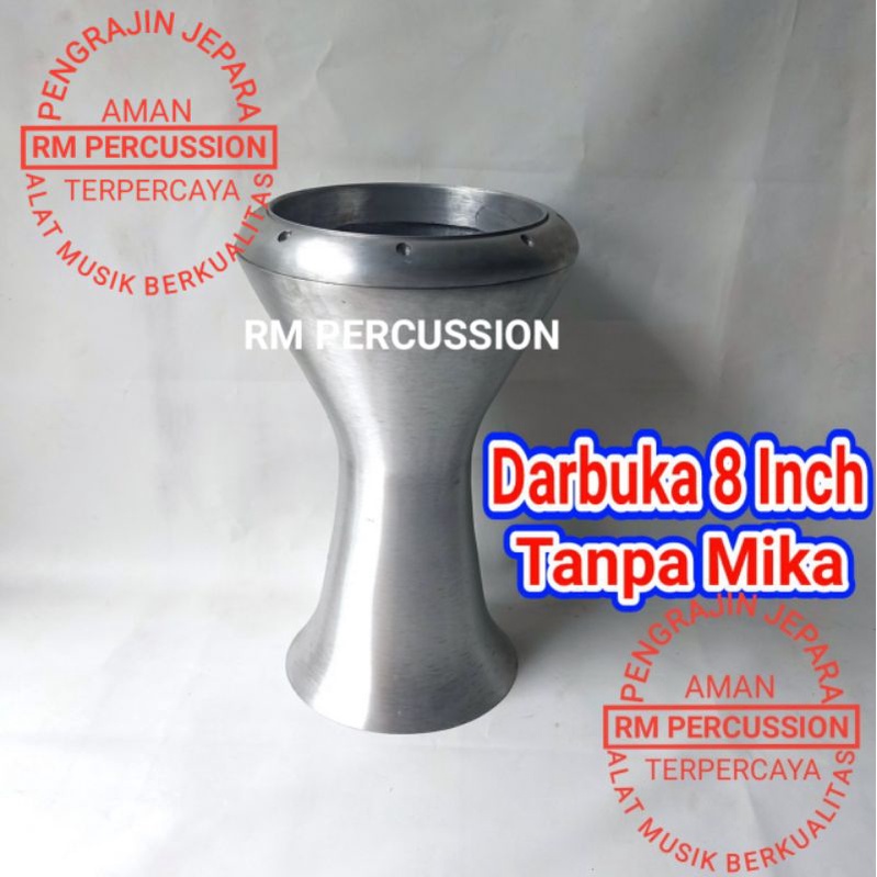 Darbuka Mentahan 8 inch Berkualitas