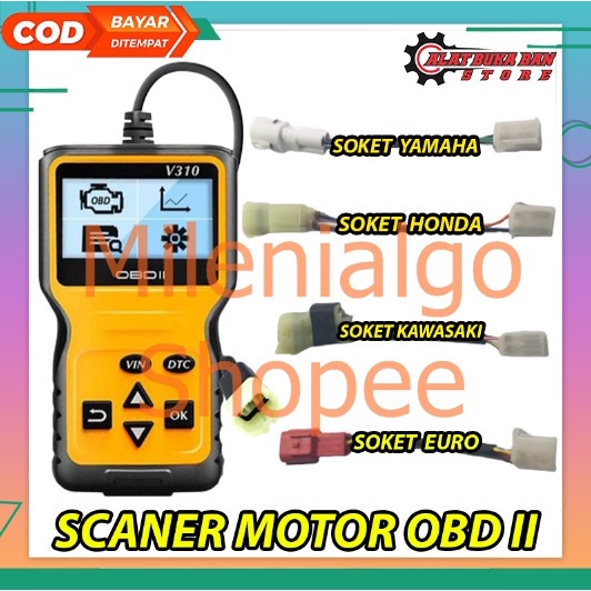 Scanner Motor OBD 2 Honda dan Yamaha