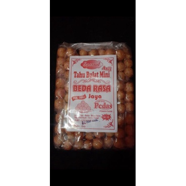 

Tahu bulat mini camilan pedas/original isi 25 pcs / keripik tahu bulat