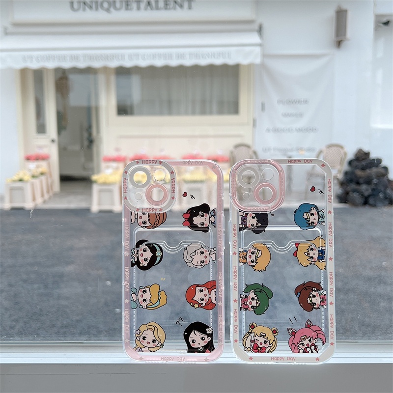 Soft Case Hp Gambar Snow White / Sailor Moon Untuk iPhone 12 / 13pro / MAX / 11 / X / XR / XS MAX / 7 / 8plus