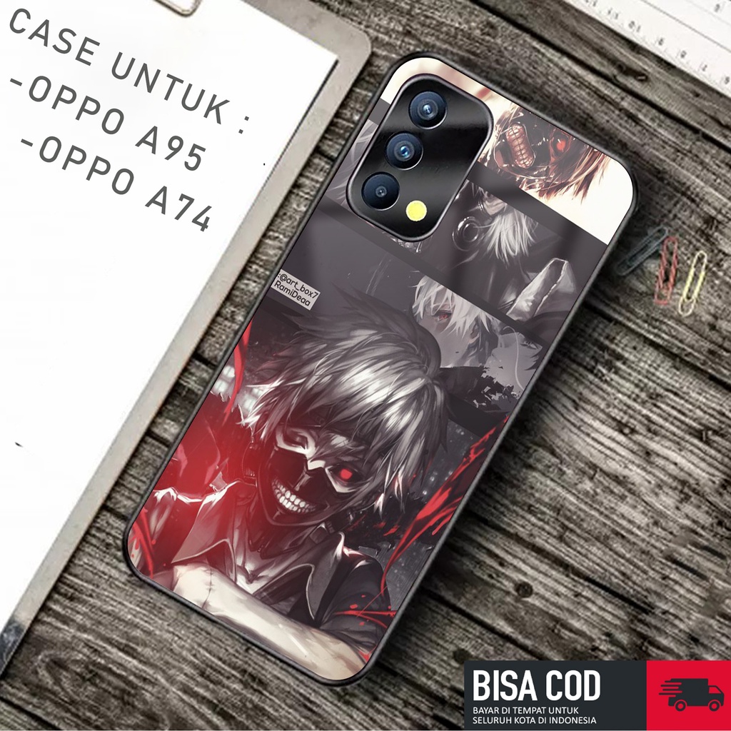 Case OPPO A95 4G/A74 4G  - Casing  OPPO A95 4G/A74 4G [ KANEKI ] Silikon OPPO A95 4G/A74 4G  - Case 