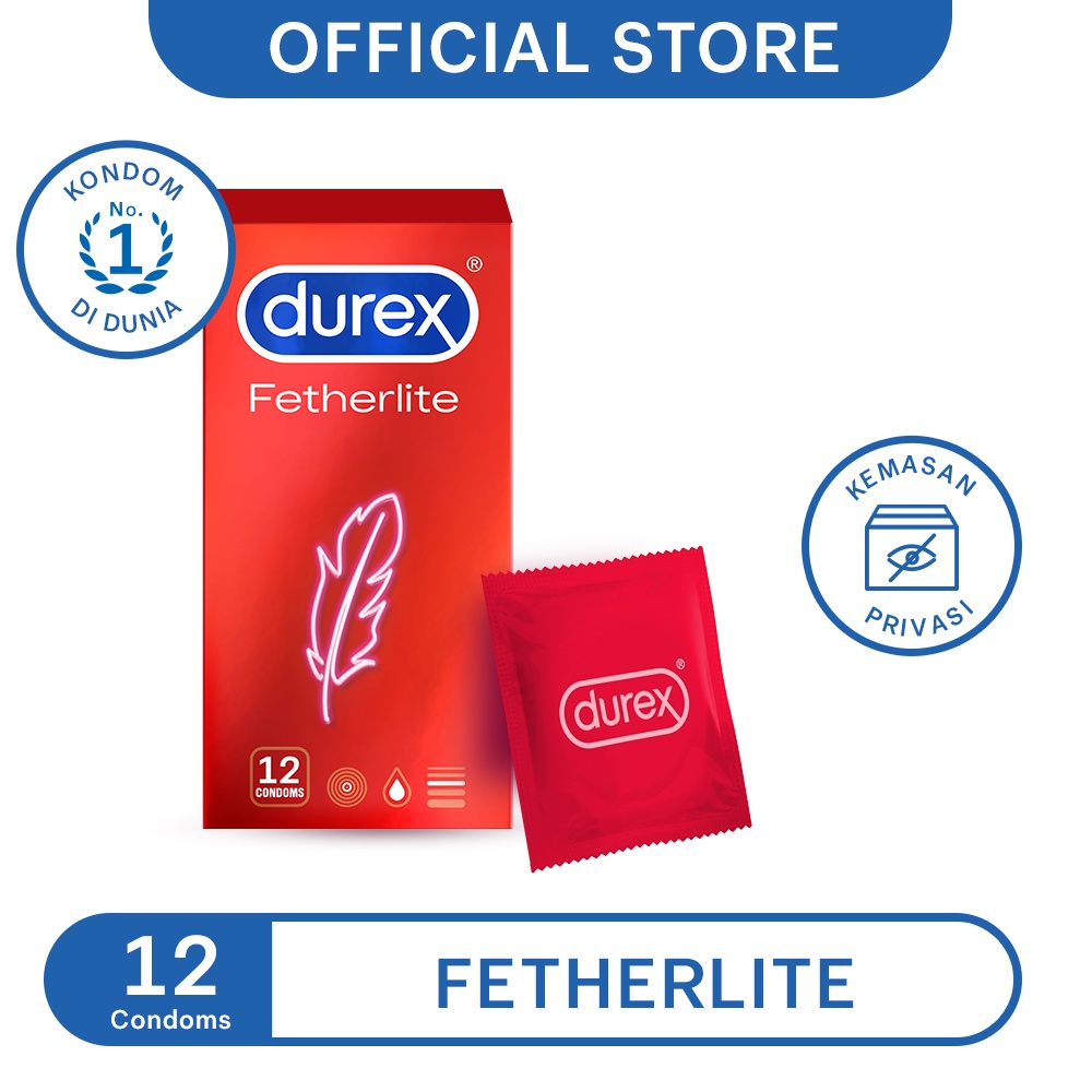 Durex Fetherlite 12s – Kondom Tipis