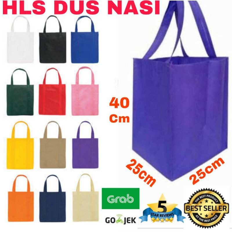 

Tas Kain Dus Nasi | Goodie Bag Dus Nasi uk 25x25x40 cm