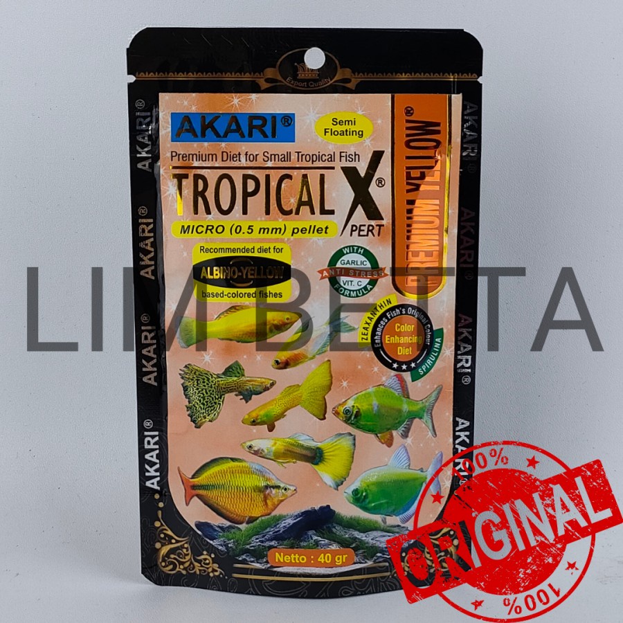 AKARI TROPICAL PREMIUM YELLOW 40 GRAM / AKARI TROPICAL X CHILCLID