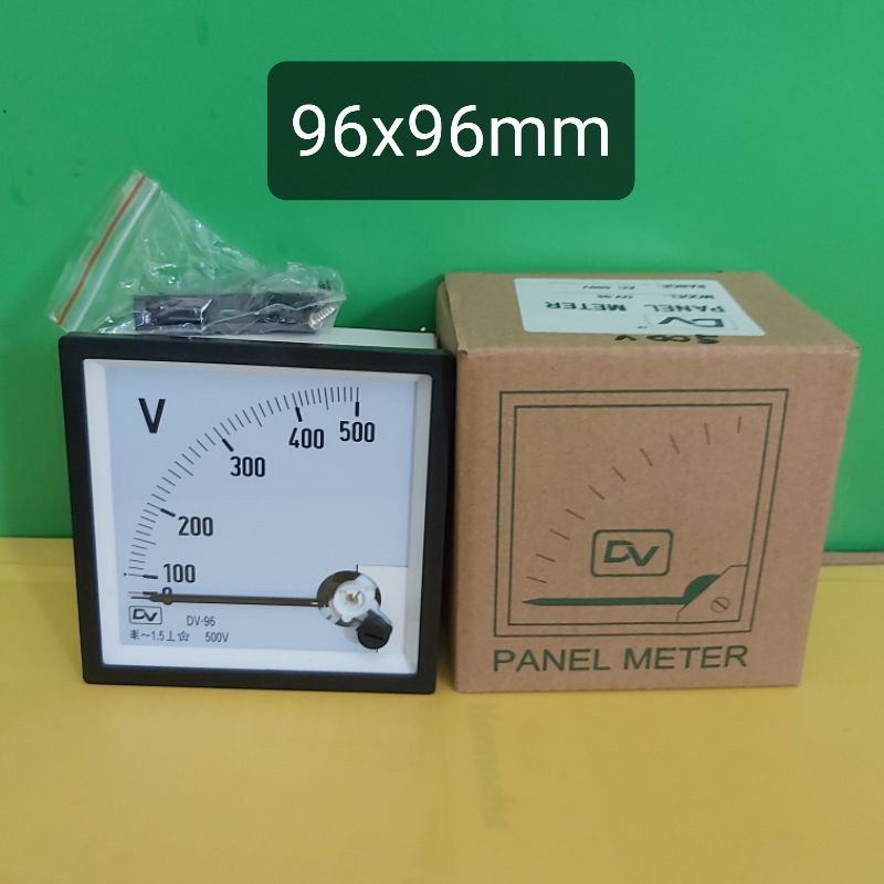 DAGE_NISA - VOLT METER ANALOG PANEL METER 96X96 PENGUKUR TEGANGAN LISTRIK