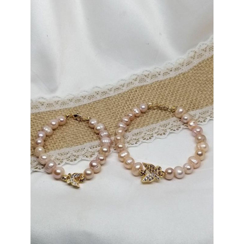 Gelang couple ibu dan anak mutiara tawar
