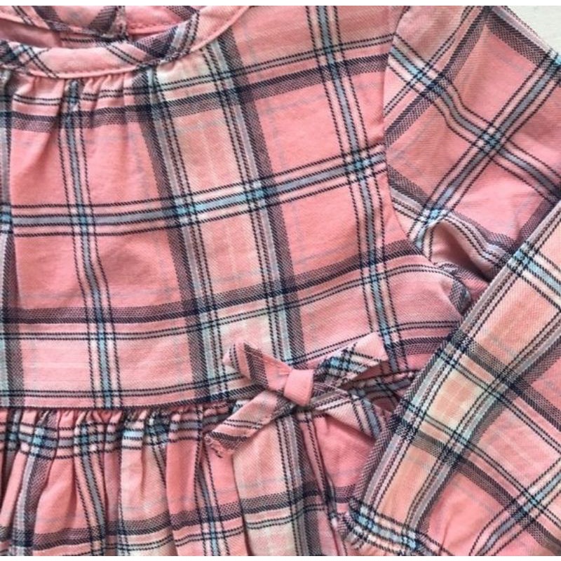 Baby Gap Dress Plaid | Dress Anak Perempuan | Dress Anak Bayi | Dress Anak Branded-1