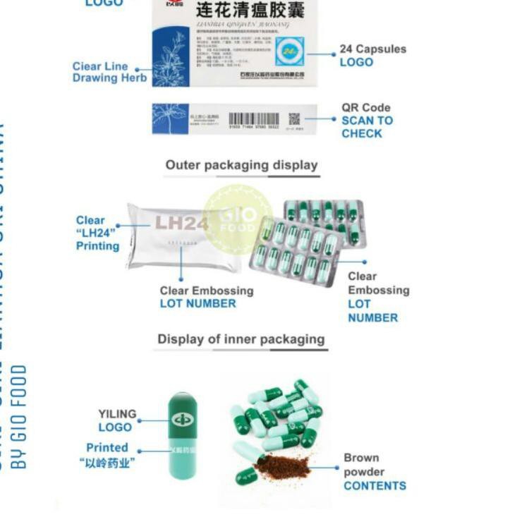 

W6F8 Lianhua Qingwen Jiaonang 100% Original (24 Kapsul) CY0