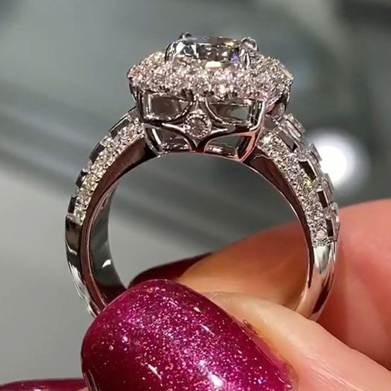 Fancyqube Cincin Wanita Untuk Pesta Pernikahan