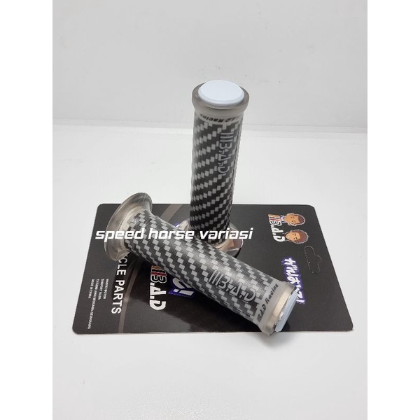 H0008] handgrip  karbon / grip carbon IBAD  + tutup termurah