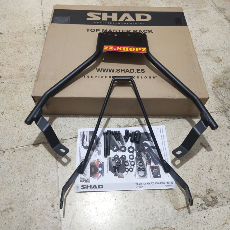 Behel box 250 xmax shad Breket box xmax 250 breket top box xmax 250 shad Top Master Rack xmax 250 20