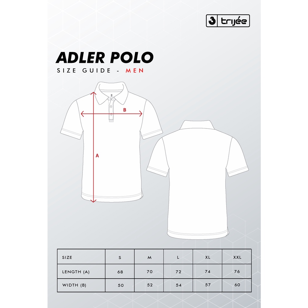 Trijee Men Polo Adler - Maroon Red