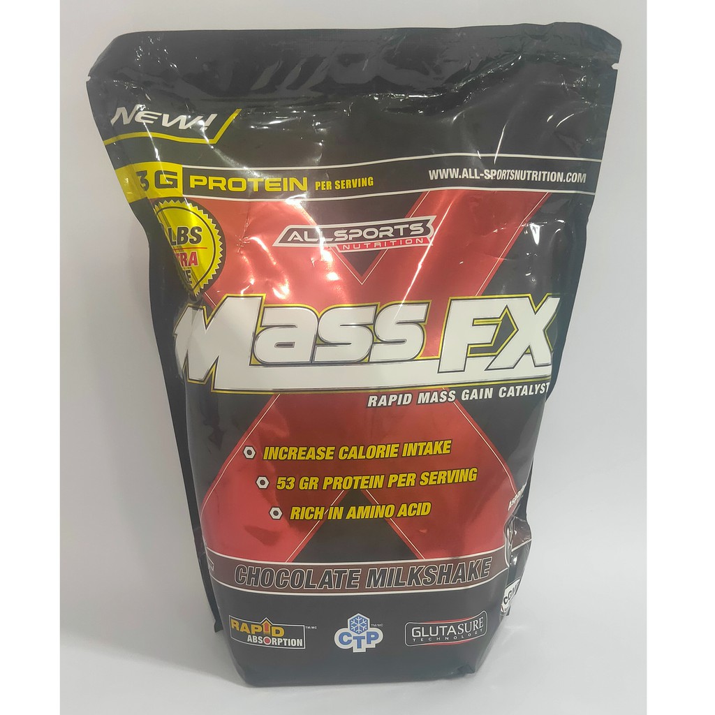 

Mystery Gift | Allsports Nutrition - Mass FX Susu Penambah Berat Badan Gainer | 4 LBS