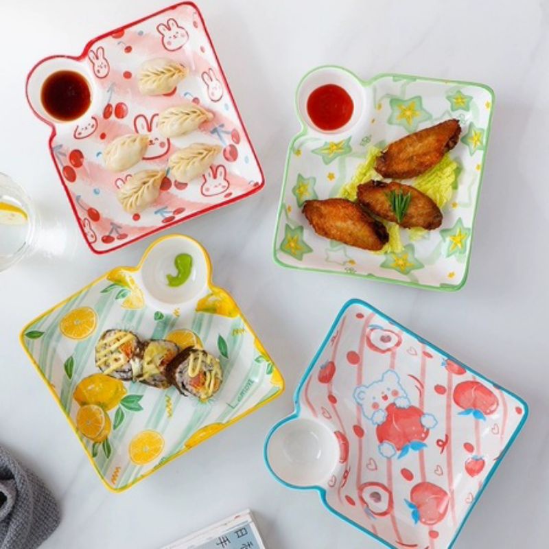 Fresh Bulkhead Plate | Piring Sekat Cantik | Piring Sekat Keramik