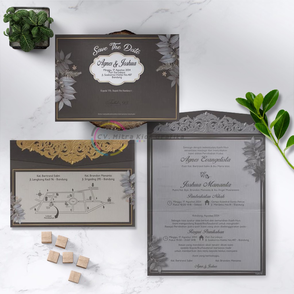 Cetak Blangko Undangan Pernikahan Fadhil 93 Murah