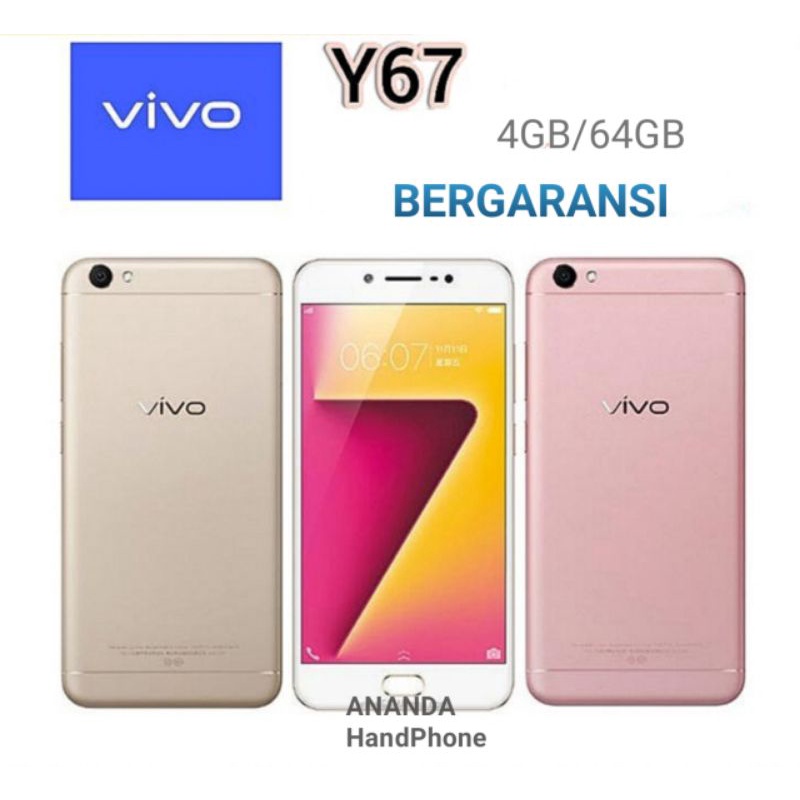 HP VIVO Y67 Ram 4/64GB Baru murah Andoroid Smartphone FULLSET GARANSI TOKO