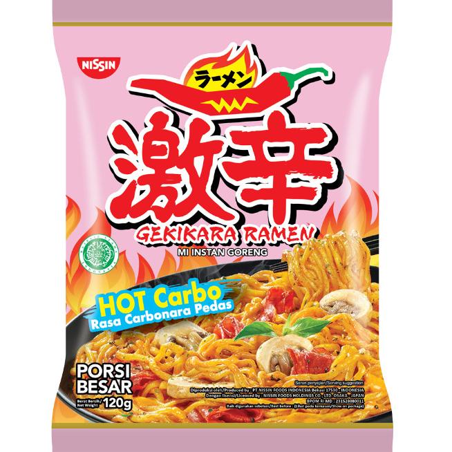 

\\\\\] Nissin Gekikara Ramen Carbonara/Mie goreng Carbonara Pedas 120gr