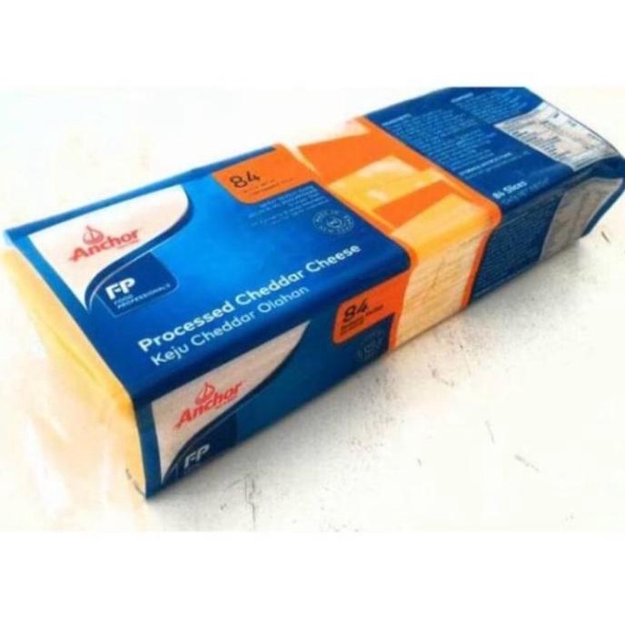 

BISA BAYAR DITEMPAT Keju Anchor Orange Slice - Cheddar Cheese Slice 1040gram isi 84 lembar