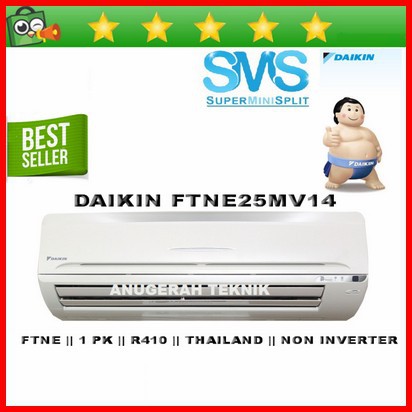 Ac Split Daikin 1 Pk 1pk R410 Thailand Non Inverter Ftne25mv14 Shopee Indonesia 