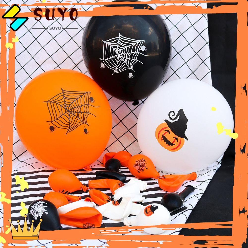 Suyo 100pcs / Set Balon Aluminum Foil 12 &quot;Untuk Dekorasi Halloween