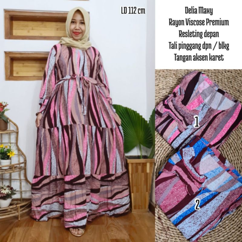 Gamis Viscose ABSTRAK, @82K min 2pcs