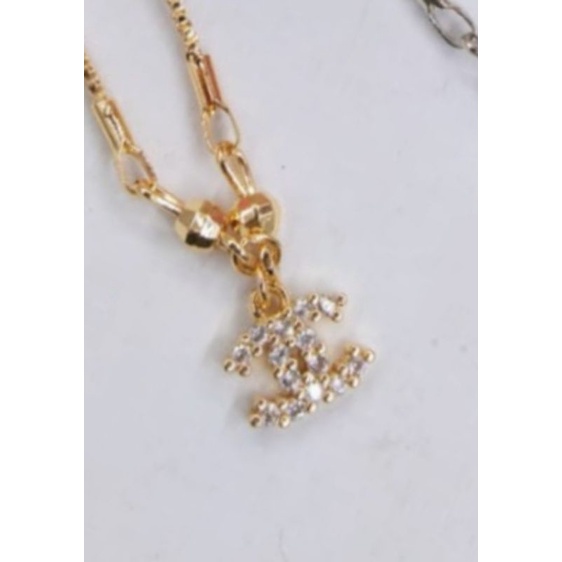 Rsdrj43. Kalung xuping anak anak lapis emas dgn mata zircon ukuran 35 cm