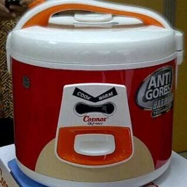 Cosmos CRJ-6023 Rice Cooker Magic Com Harmond Panci Anti Gores. Baru Bergaransi