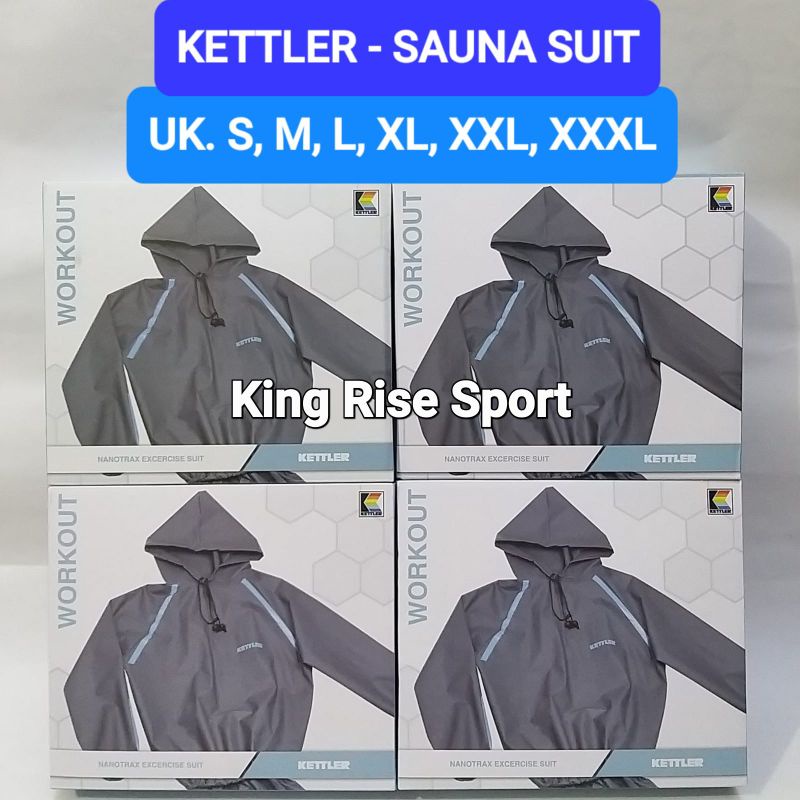 Kettler Nanotrax Sauna Suit/ Exercise Suit/ Baju Stelan Sauna