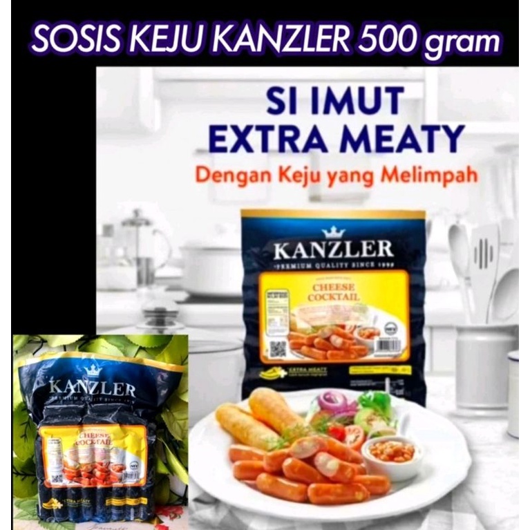 

kanzler Cheese coctail sausage sosis ayam keju 500gr