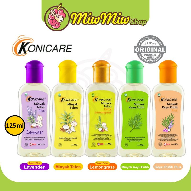 Konicare Minyak Telon &amp; Kayu Putih 125 ml