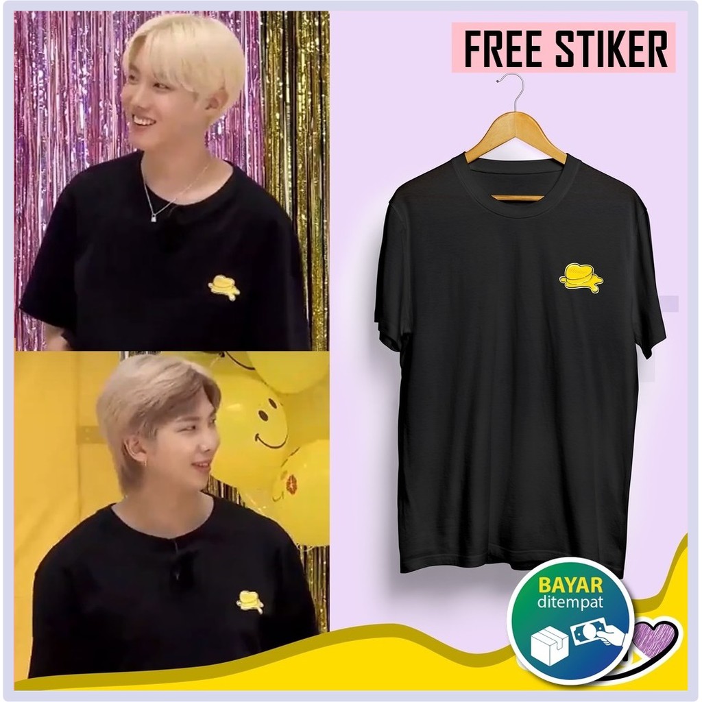 MURAH!!! KAOS BTS BUTTER VERSI GAMBAR "" BUTTER KECIL "":DI DADA MURAH VIRAL ARMYN JSJ02387