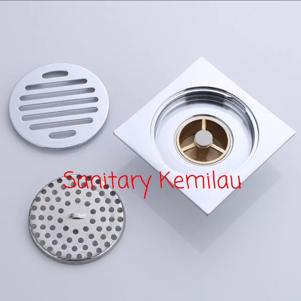 TERLARIS SARINGAN GOT STAINLES 304 ANTI KARAT - FLOOR DRAIN WC TOILET STAINLES STEEL 304 ANTI KARAT