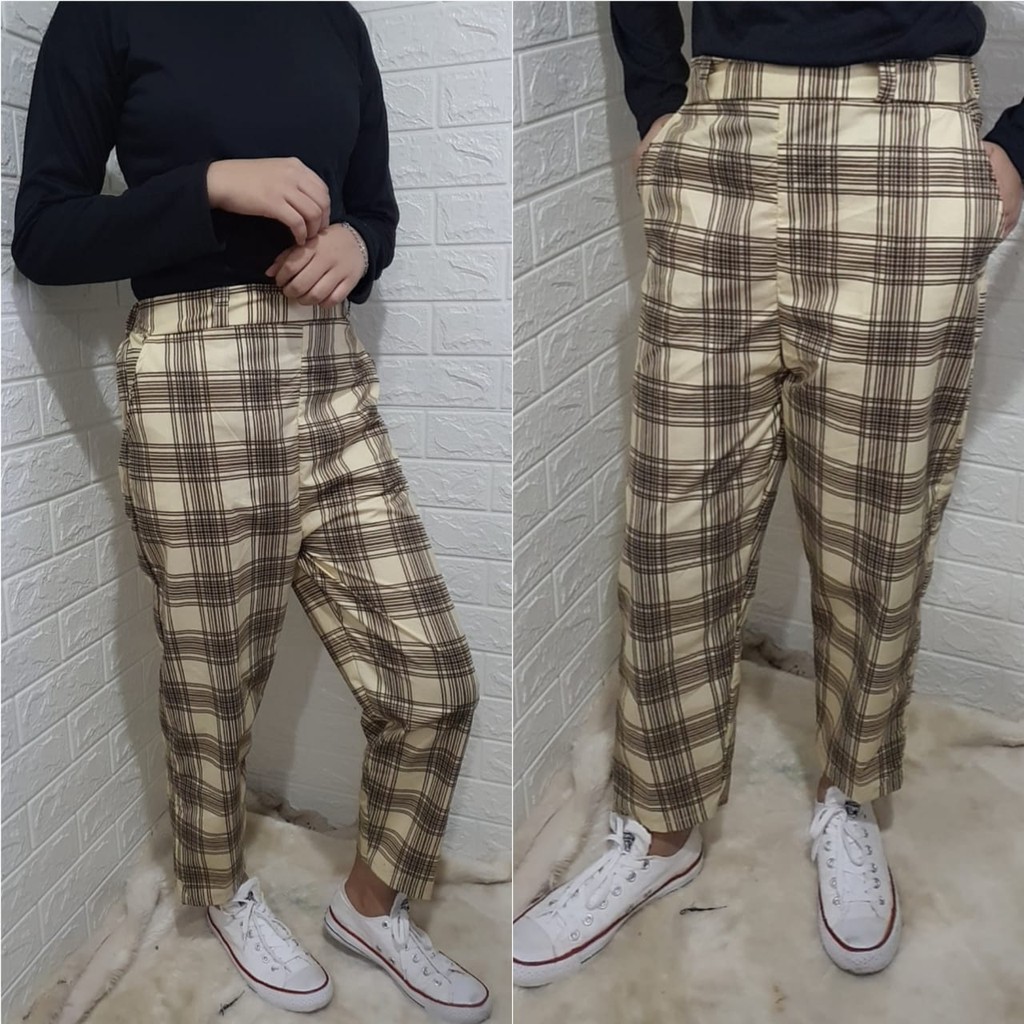 Rillo - Margaret Pants / Casey Pants / Chinos Margaret Tartan Kotak