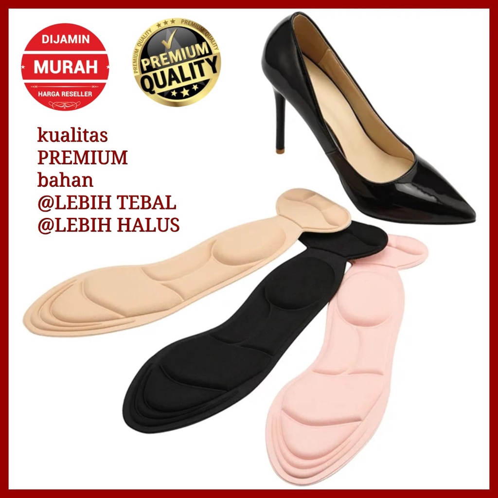 TERMURAH INSOLE SEPATU WANITA SHOE PAD GANJALAN SEPATU LS