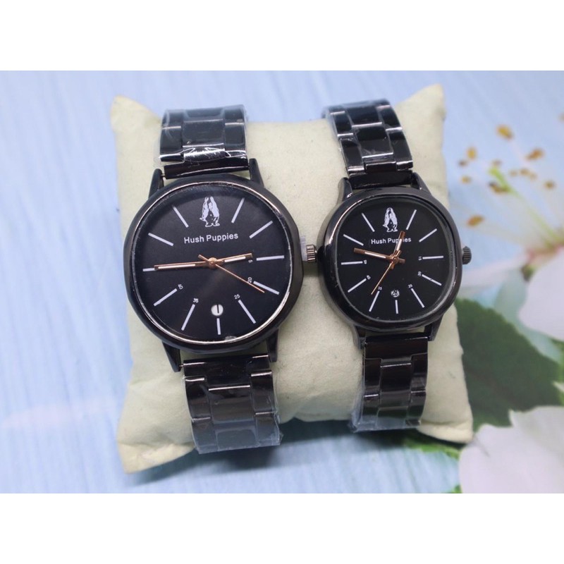 Jam Tangan Hushpuppies / Jam Tangan Rantai / Jam Couple Rantai