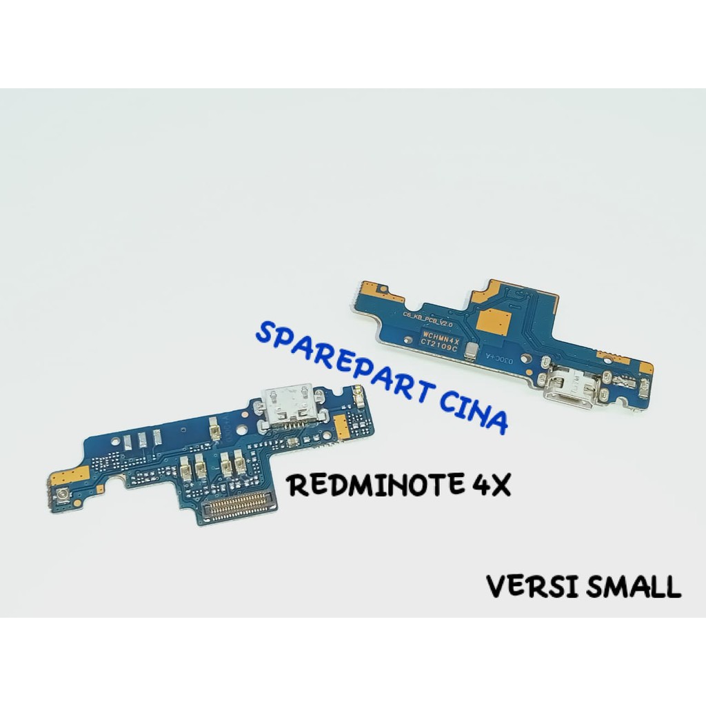 VERSI SMALL / FLEXIBLE XIAOMI REDMINOTE 4X CONEKTOR CAS SMALL / NOTE 4X CHARGER