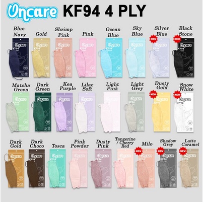 (COD)MASKER KF94 ONCARE WARNA 4PLY ORIGINAL ISI 10PCS