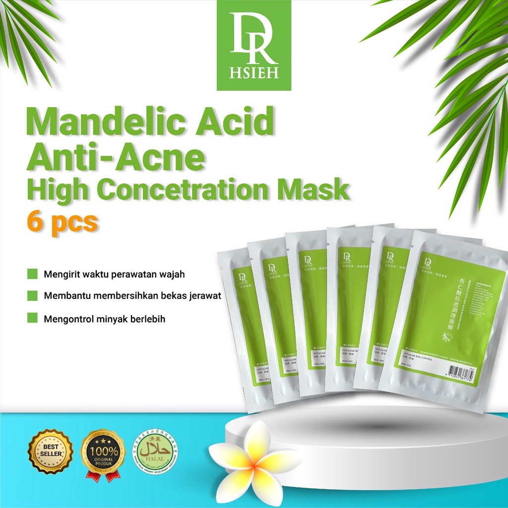 Dr. Hsieh Mandelic Acid Anti-Acne High Concetration Mask [6 pcs/pack]