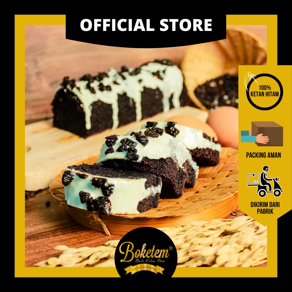 

Boketem - Bolu Ketan Hitam - Kismis - Oleh Oleh Bandung